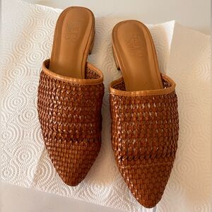 Franco Sarto braided mule in brown